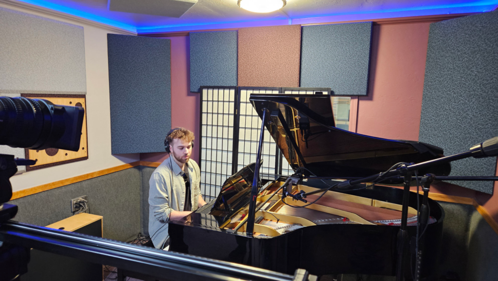 Ben Dunnill recording at Allusion Studios